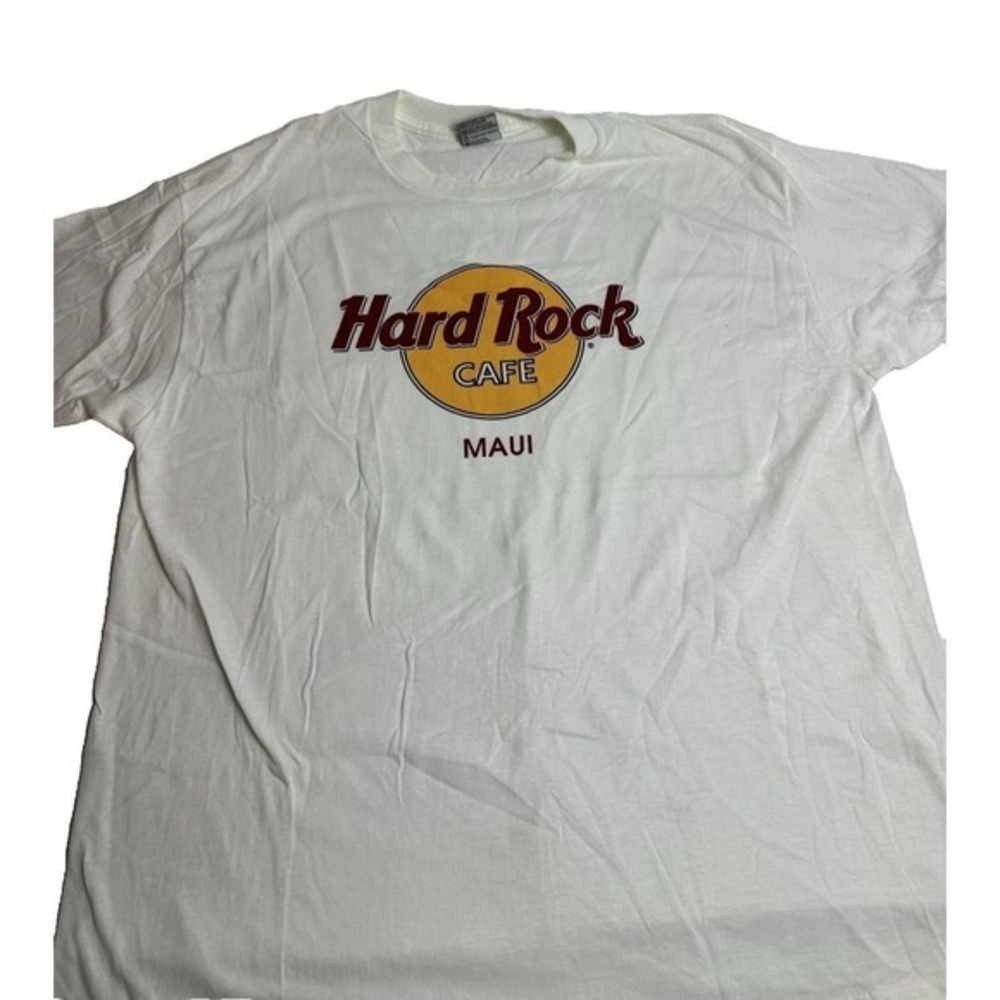 Vintage Hard Rock Maui Hawaii Shirt T-shirt Tee 80s 90s XL KC‎